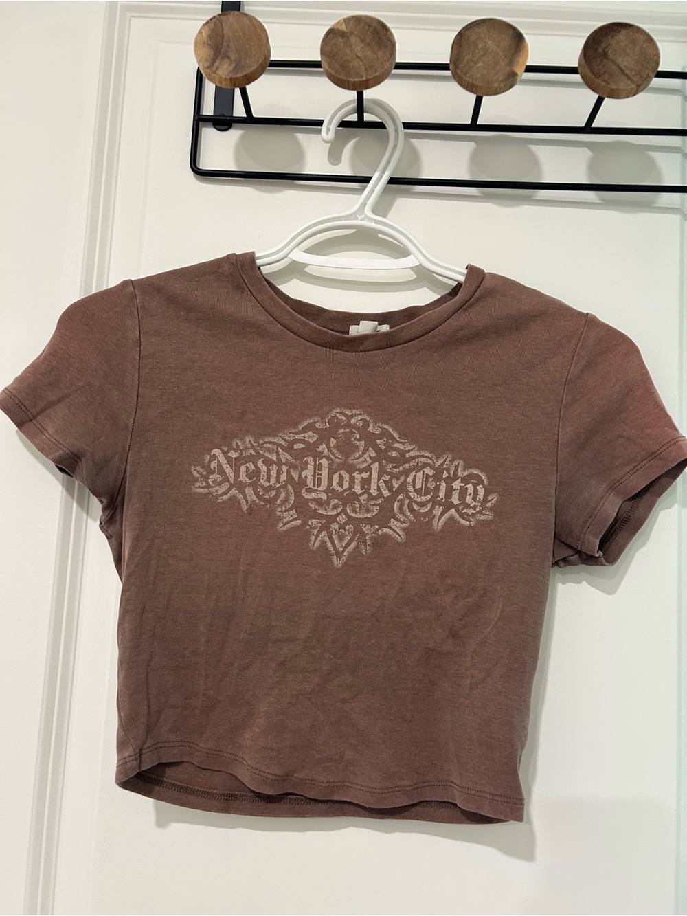Kids' Brown 'New York City' Graphic Tee